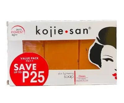 Picture of Kojie San Skin Lightening Soap Classic (3 Bars x 65g) Dermatologically Tested