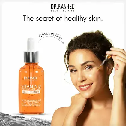 Picture of Dr.Rashel Vitamin C Anti Aging Face Serum - 50ml Hyaluronic Acid Brightening