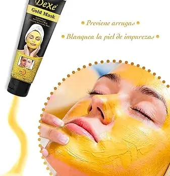 Picture of Dexe Peel Off Mask Gold Collagen Whitening Anti-wrinkle 24 Hours Moisturizing-120 Grm