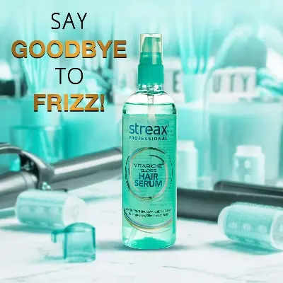 Picture of Streax Professional Hair Serum Vitariche Gloss - 115ml (India)