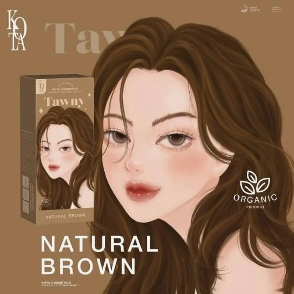 Picture of Kota Color Cream Hait Color Organic Tawny (Natural Brown))-100ml