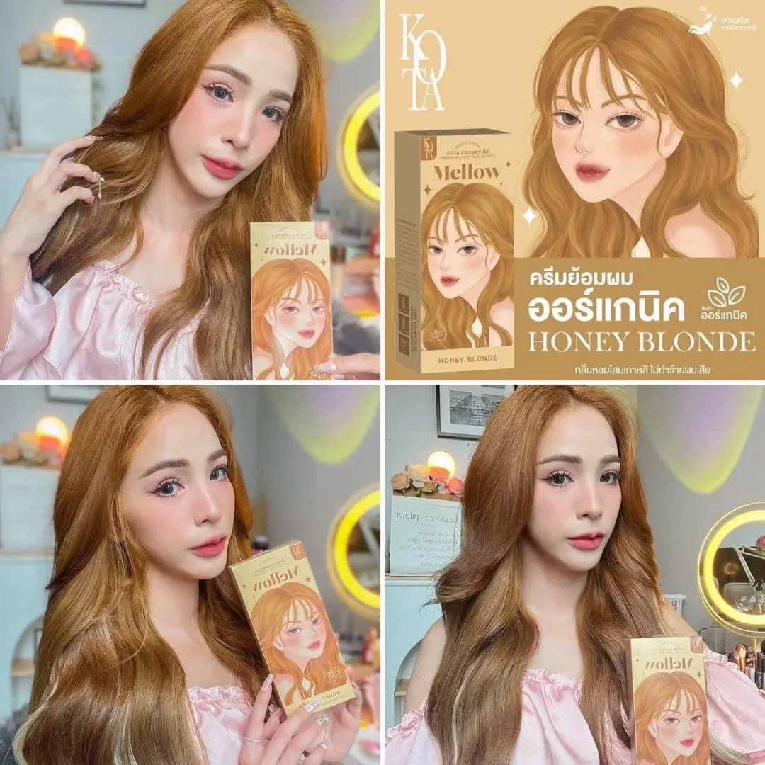 Picture of Kota Cosmetics Hair Color Cream Whisper - (Honey Blonde)-100ml