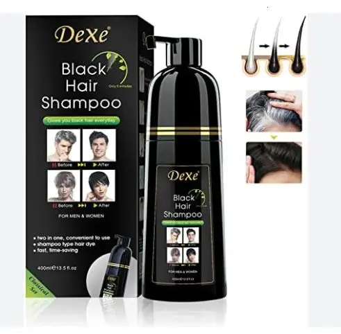 Picture of Dexe Black Hair Shampoo Economic Set - 400ml