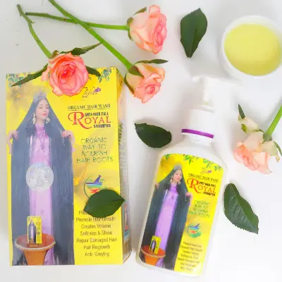 Picture of Zafran Anti-Hair Fall Royal Shampoo Organic Hair Wash 200ml (Pakistan)