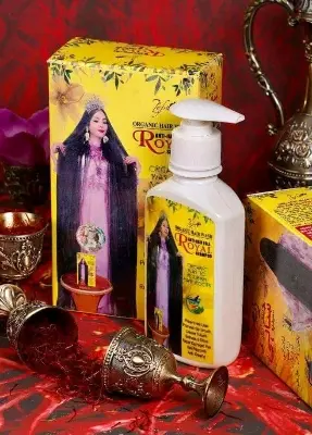 Picture of Zafran Anti-Hair Fall Royal Shampoo Organic Hair Wash 200ml (Pakistan)