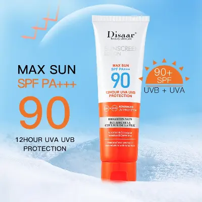 Picture of Disaar Facial Sunscreen SPF90 UV Protective Sun Cream Moisturizing Skin Body Sunscreens Anti Sun Face Protection- 50 ml