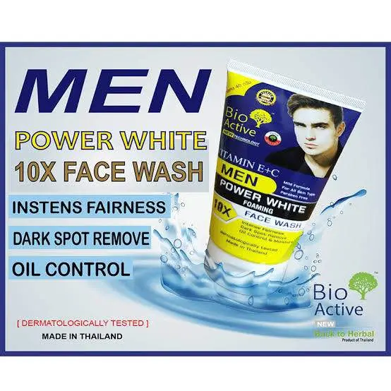 Picture of Bio Active Men Power White Face Wash-100gm ( Thailand)
