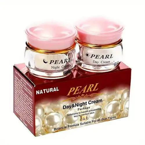 Picture of FEIQUE 2in1 Natural Pearl Cream Set Whitening Anti-Aging Renewing Solutions to Health Preserving Key To Perfect Skin