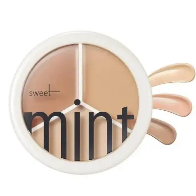 Picture of Sweet Mint Concealer Palette 3 Color Long lasting High Coverage concealer