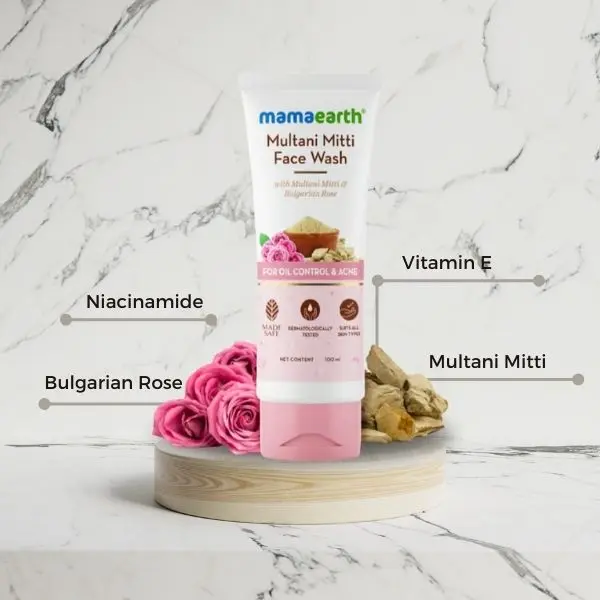 Picture of Mamaearth Multani Mitti Face Wash-100 ml