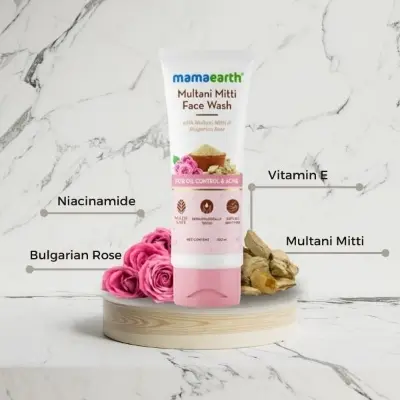 Picture of Mamaearth Multani Mitti Face Wash-100 ml