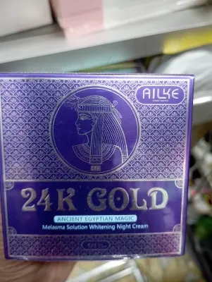 Picture of AILKE 24K Super Whitening Cream Ancient Egyptian Magic Melasma Solution Whitening Night Cream -35g