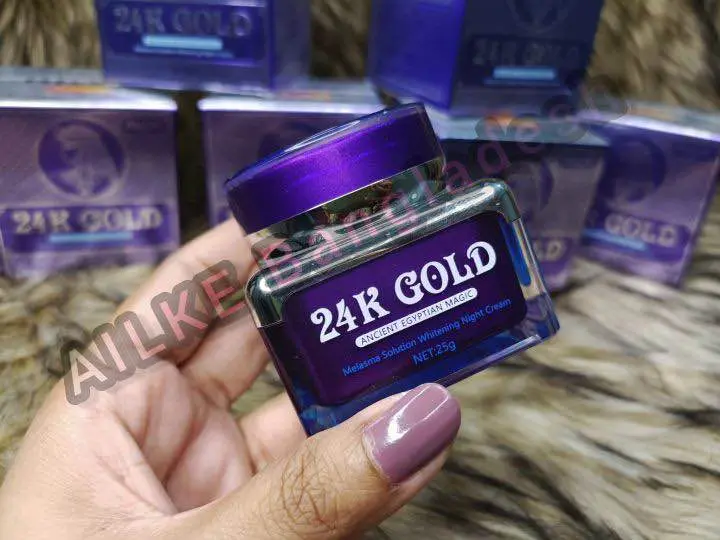 Picture of AILKE 24K Super Whitening Cream Ancient Egyptian Magic Melasma Solution Whitening Night Cream -35g