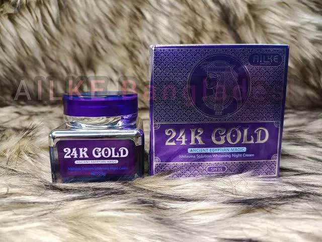 Picture of AILKE 24K Super Whitening Cream Ancient Egyptian Magic Melasma Solution Whitening Night Cream -35g