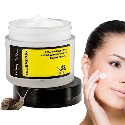 Picture of Melao Snail Cream, Snail Mucin Essence for Dry Skin, Sensitive Skin, Hydrating Face Moisturizer for Skin Repair-50gm