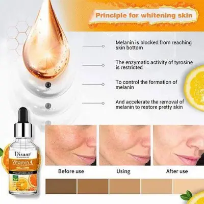 Picture of Disaar Vitamin C Face Serum/anti-aging,sunburn & Dark Spots Removal - 30ml