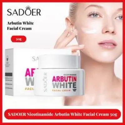 Picture of Sadoer Arbutin Nicotinamide Whitening Facial Cream -50gm
