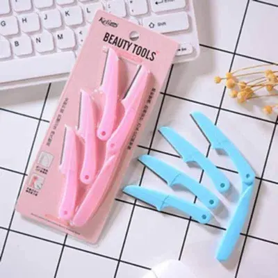 Picture of Keli Eyebrow Razors Multipurpose Exfoliating Dermaplaning Tool Face Razor and Eyebrow Shaper For Women Man With Precision Cover-Blue