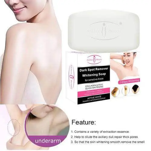 Picture of Aichun Beauty Dark Spot Remover Whitening Soap Armpit, Legs, Knees Private Parts Body Whitening-100gm