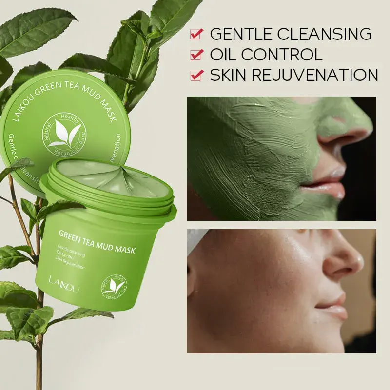 Picture of Laikou Green Tea Mud Mask - 100gm
