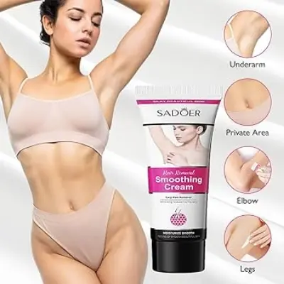 Picture of Sadoer Hair Removal Painless Removal Whitening Moisturizing cream - 50 gm