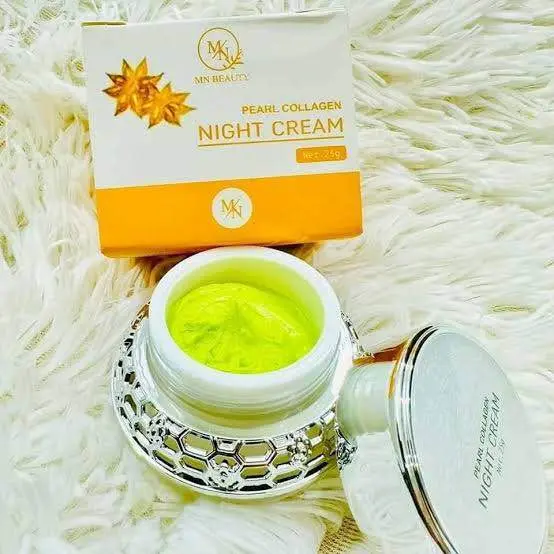 Picture of MN Beauty Pearl Collagen Night Cream-25gm (Thailand)
