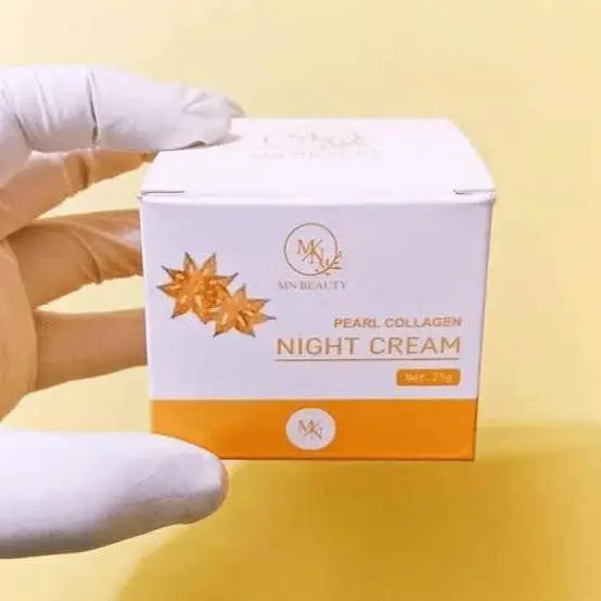 Picture of MN Beauty Pearl Collagen Night Cream-25gm (Thailand)