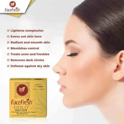 Picture of Face Fresh Gold Whitening Beauty Cream-30gm (Pakistan)