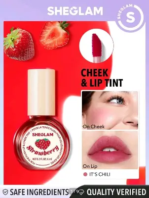 Picture of SHEGLAM For the Flush Lip & Cheek Tint-Strawberry