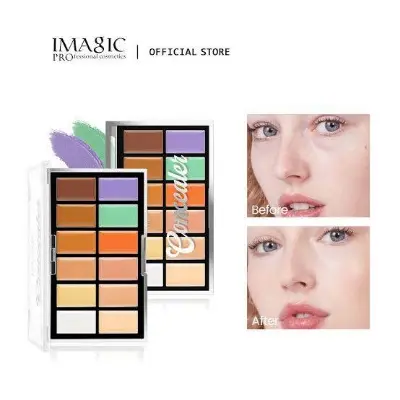 Picture of Imagic 12 Color Full Coverage Cream Concealer Pallete - Professional Makeup Concealers for Blemishes,Dirk circles & redness