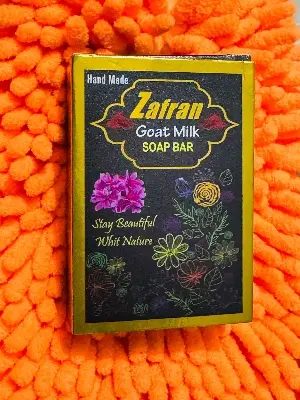 Picture of Premium Hand Made Zafran Goat Milk Soap- 100 GM