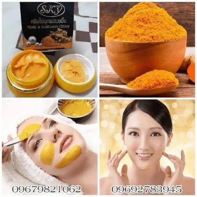 Picture of SKY Pearl And Curcumin Whitening Cream 20g ( Thailand)