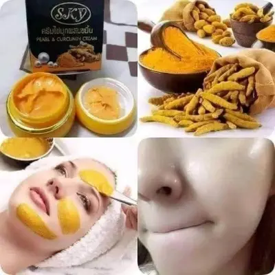 Picture of SKY Pearl And Curcumin Whitening Cream 20g ( Thailand)