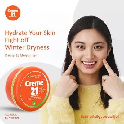 Picture of Creme_ 21 Germany Moisturizing Cream Soft 150ml for Ultimate Dry Skin with Vitamin E & B5 For Hands, Face & Body, Women & Men
