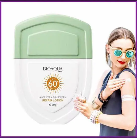 Picture of BIOAQUA Aloe Vera Sunscreen Repair Lotion SPF 60+ PA+++-40gm