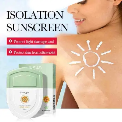Picture of BIOAQUA Aloe Vera Sunscreen Repair Lotion SPF 60+ PA+++-40gm