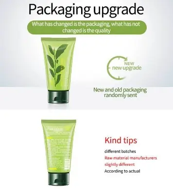 Picture of ROREC natural skin care green tea face wash foam refreshing Cleanser -100gm