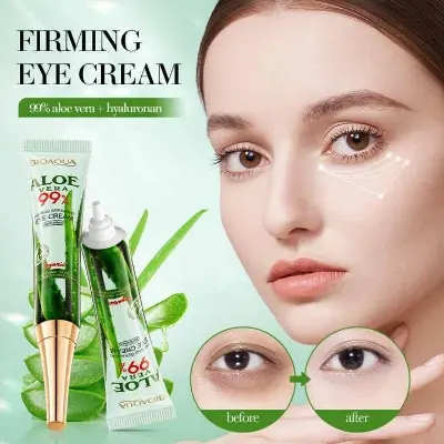 Picture of Bioaqua Tightening and Moisturizing Eye Cream Aloe Vera Moisturizing and Rejuvenating Eye Cream-20gm