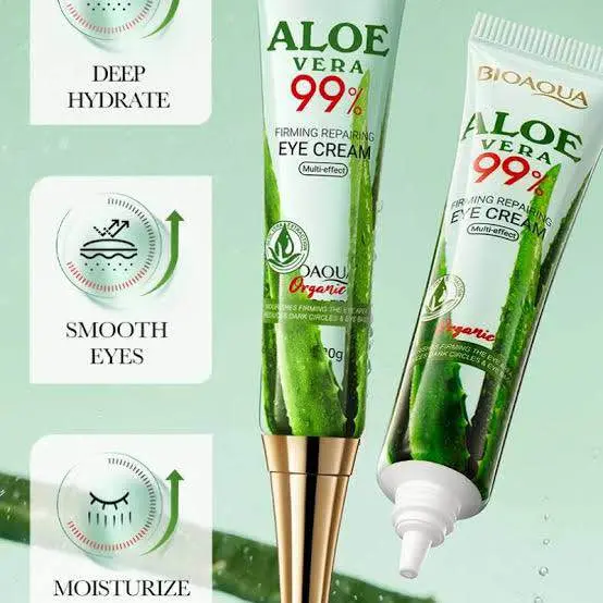 Picture of Bioaqua Tightening and Moisturizing Eye Cream Aloe Vera Moisturizing and Rejuvenating Eye Cream-20gm