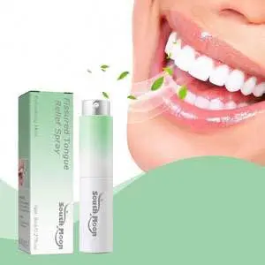 Picture of South Moon Cracked Tongue Treatment Spray Remove Oral Odor Halitosis Fresh Breath Tongue Cleaning Mouth Ulcer Pain Relief Spray