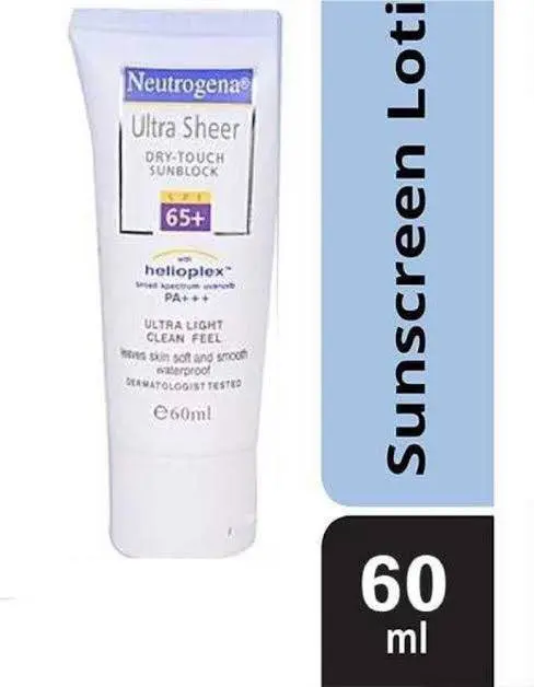 Picture of Neutrogena Ultra Sheer Dry-Touch Sunblock SPF-65+ (India) -  60ml