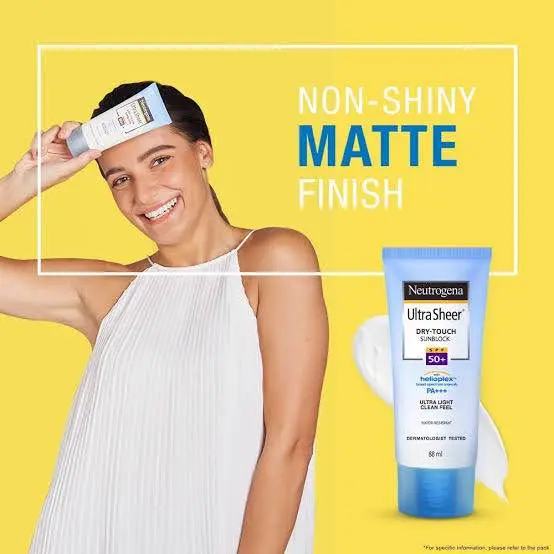 Picture of Neutrogena Ultra sheer Sunscreen, SPF 50+, Ultra light, for Oily and Dry skin-88ml