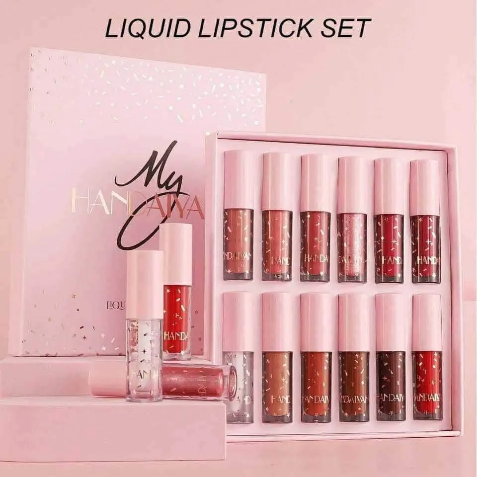 Picture of Handaiyan 12 Pcs Liquid Lipstick Set Long-lasting Matte Lip Makeup Collection for Women