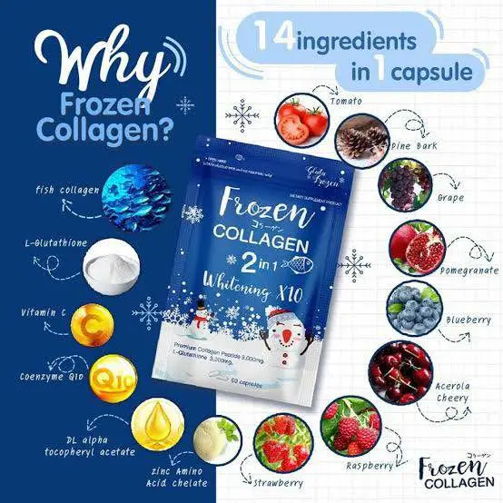 Picture of Frozen Collagen by Gluta Frozen (60 Caps)