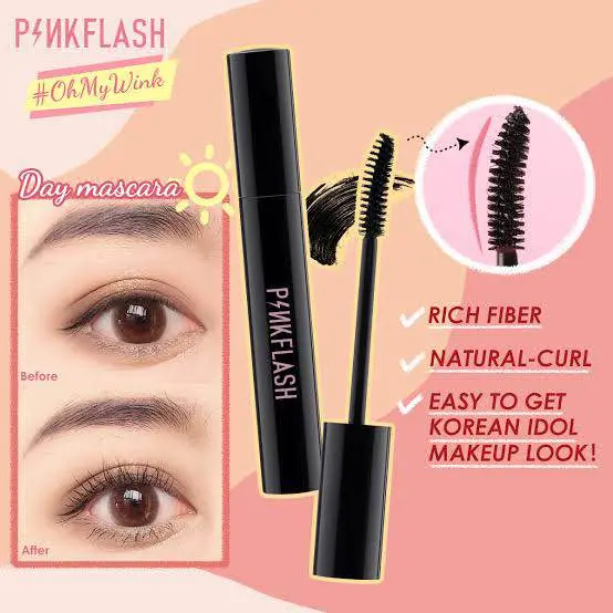 Picture of PINK FLASH Waterproof Day Mascara - Black