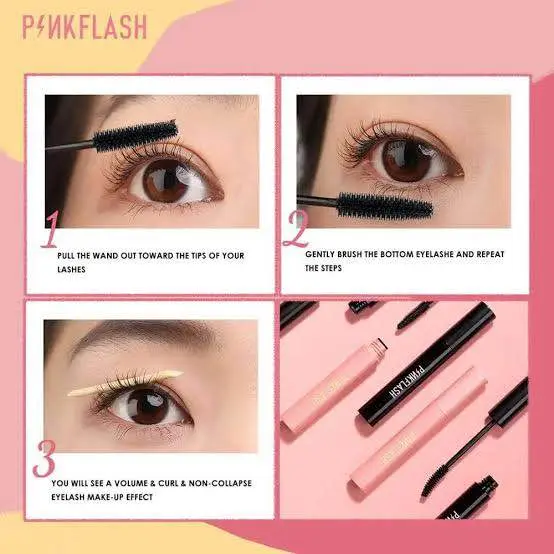 Picture of PINK FLASH Waterproof Day Mascara - Black