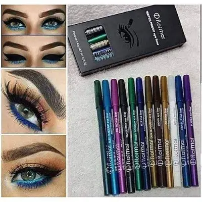 Picture of Flormar Waterproof Eyeliner Pencils 12pcs Set