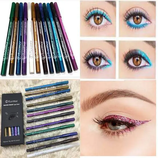 Picture of Flormar Waterproof Eyeliner Pencils 12pcs Set