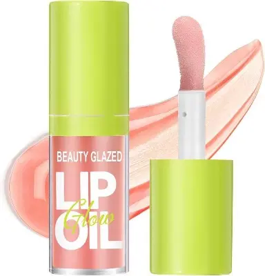 Picture of BEAUTY GLAZED -BRIGHT LUSTROUS LIP OIL MOISTURIZING SHINE PLUMPING.4G -102# KISS