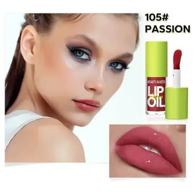 Picture of BEAUTY GLAZED GLOW LIP OIL - 4G# 105 passion